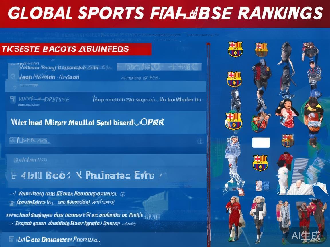 根据最新发布的环球体育球迷排行榜数据，排名前列的球